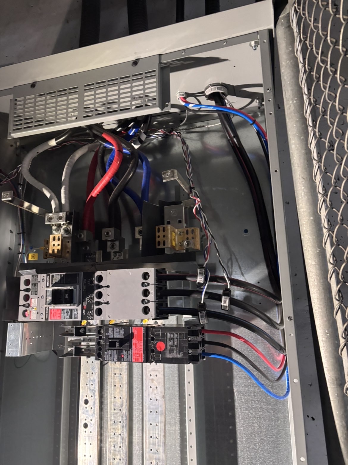 Commercial electrical panel work